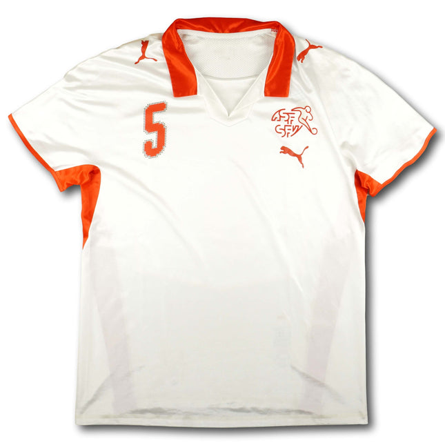 Schweiz 2008 Trikot auswärts - #5 - 5/10 - [L]