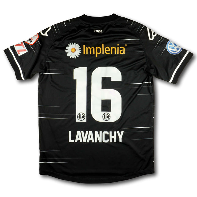 FC Lugano 2019-20 Trikot heim Player Issue - LAVANCHY #16 - 5/10 - [M]