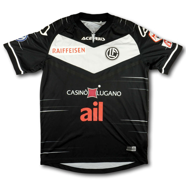 FC Lugano 2019-20 Trikot heim Player Issue - LAVANCHY #16 - 5/10 - [M]