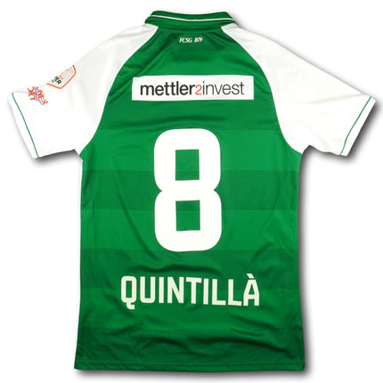 FC St. Gallen 2018-19 Trikot heim Player Issue - QUINTILLÀ #8 - 9/10 - [M]