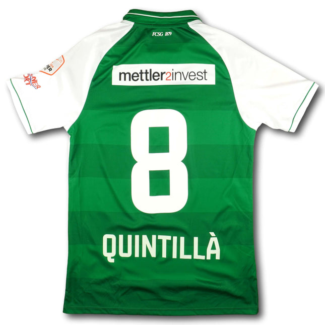 FC St. Gallen 2018-19 Trikot heim Player Issue - QUINTILLÀ #8 - 9/10 - [M]