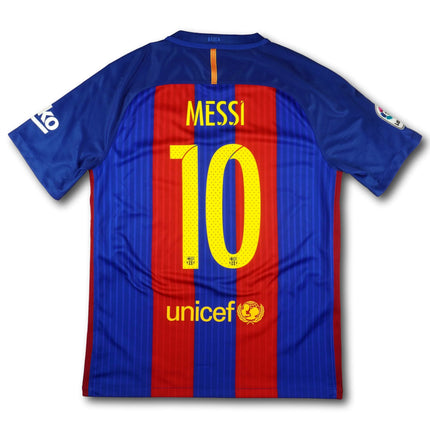 FC Barcelona 2016-17 Trikot heim Copa del Rey Sieger - MESSI #10 - 8/10 - [M]