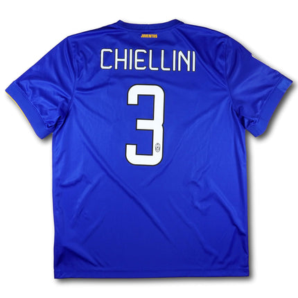 Juventus 2014-15 Trikot auswärts Double-Saison - CHIELLINI #3 - 9/10 - [XL]