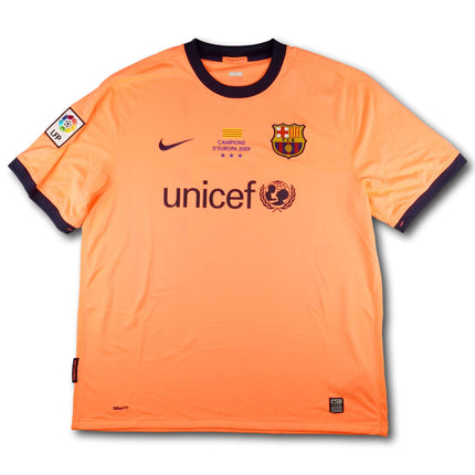 FC Barcelona 2009-11 Trikot auswärts Meistersaison (09/10) & (10/11) - Championsleague-Sieger (10/11) - MESSI #10 - 8/10 - [XL]