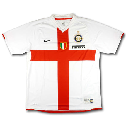Inter Mailand 2007-08 Trikot auswärts Meistersaison - 100 Jahre Jubiläum - IBRAHIMOVIĆ #8 - 5/10 - [XL]