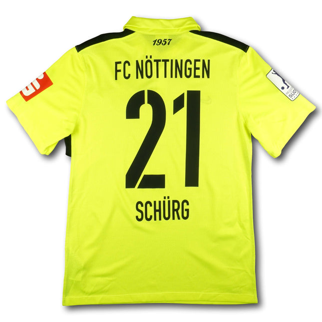FC Nöttingen 2016-17 Trikot auswärts - SCHÜRG #21 - 7/10 - [M]