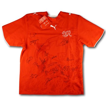Schweiz 2006 Trikot heim BNWT signiert vom Team - 10/10 - [L]