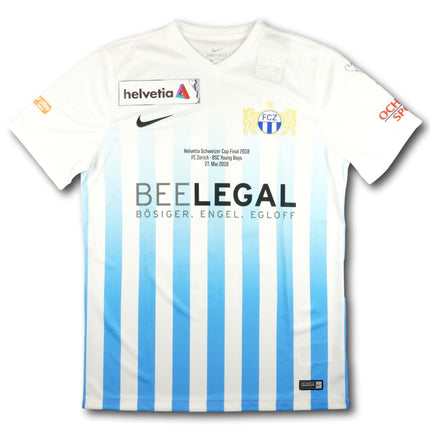 FC Zürich 2017-18 Trikot heim Match Issued Cupsieger - NEF #13 - 9/10 - [L]