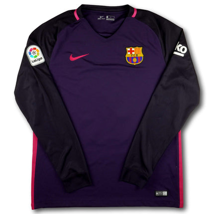 FC Barcelona 2016-17 Trikot auswärts Copa del Rey-Sieger - L/S - MESSI #10 - 9/10 - [L]