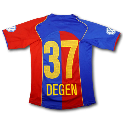 FC Basel 2004-06 Trikot heim Meistersaison (04/05) - DEGEN #37 - 6/10 - [Kids L]