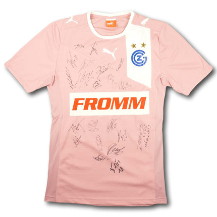 GC Zürich 2012-13 Trikot auswärts Cupsieger signiert vom Team - 9/10 - [M]