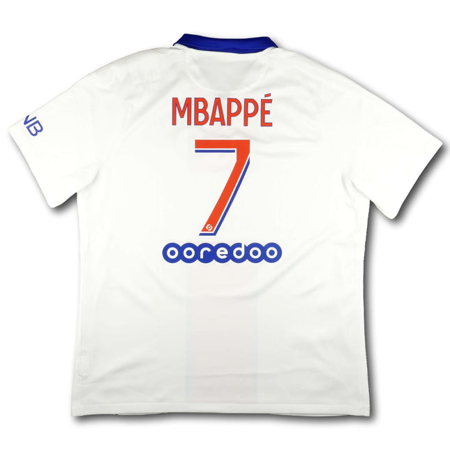 Paris Saint-Germain 2020-21 away shirt - MBAPPÉ #7 - 9/10 - [XL]