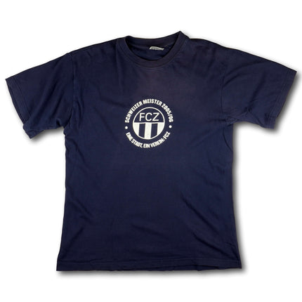 FC Zürich 2005-06 T-Shirt fan Meistersaison - 5/10 - [M]