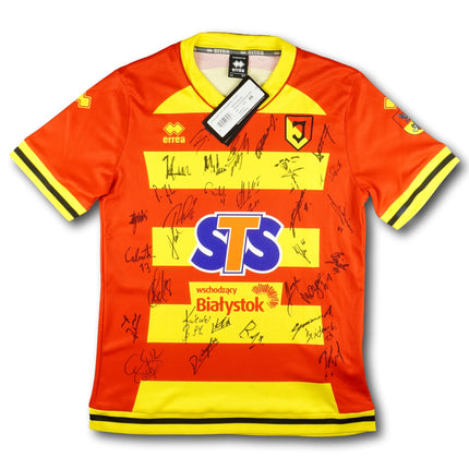 Jagiellonia Białystok 2018-20 Trikot heim BNWT signiert vom Team - 7/10 - [XS]