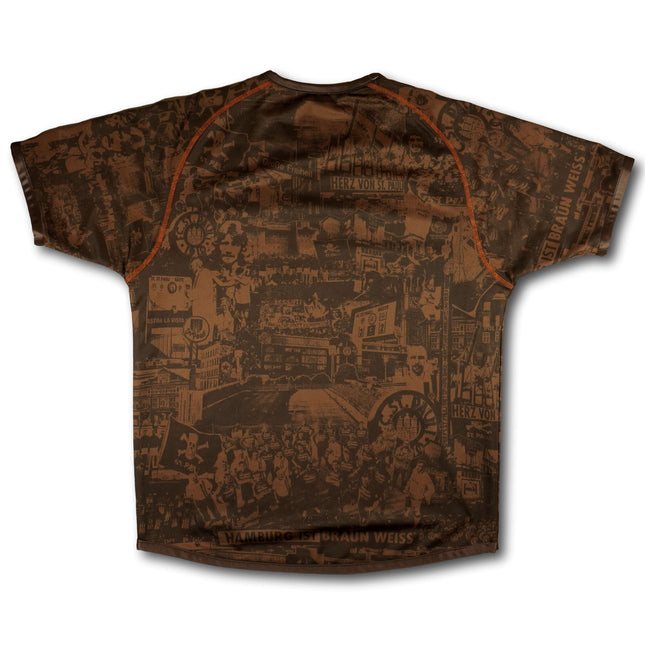 FC St. Pauli 2010-11 Trikot heim 100 Jahre Jubiläum & REVERSIBLE - 9/10 - [L]