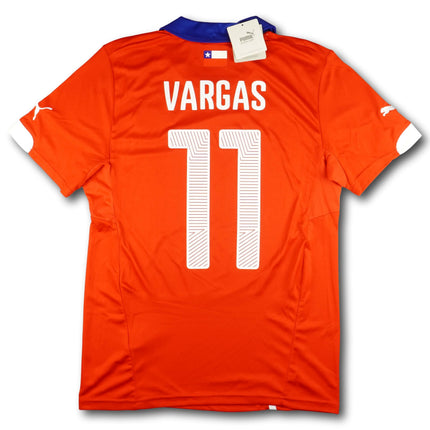 Chile 2014 Trikot heim BNWT - VARGAS #11 - 10/10 - [M]