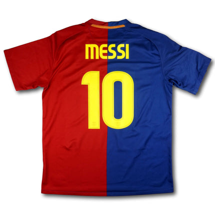 FC Barcelona 2008-09 Trikot heim Triple-Saison - MESSI #10 - 8/10 - [L]