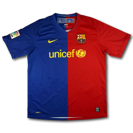 FC Barcelona 2008-09 Trikot heim Triple-Saison - MESSI #10 - 8/10 - [L]