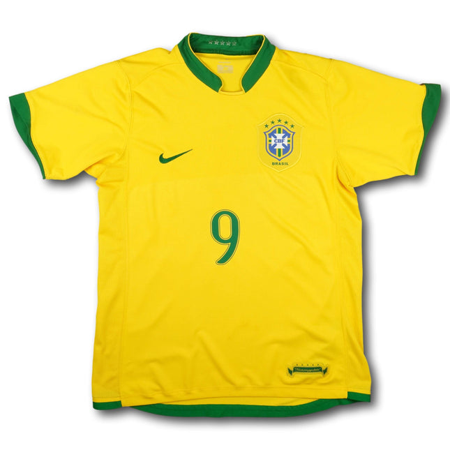 Brasilien 2006 Trikot heim - RONALDO #9 - 8/10 - [S]