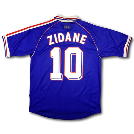Frankreich 1998 Trikot heim Weltmeister - ZIDANE #10 - 8/10 - [M]