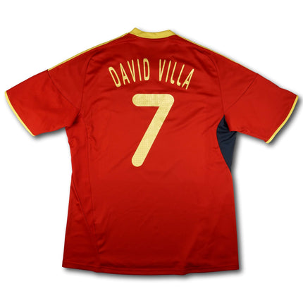 Spanien 2009 Trikot heim - DAVID VILLA #7 - 9/10 - [XL]