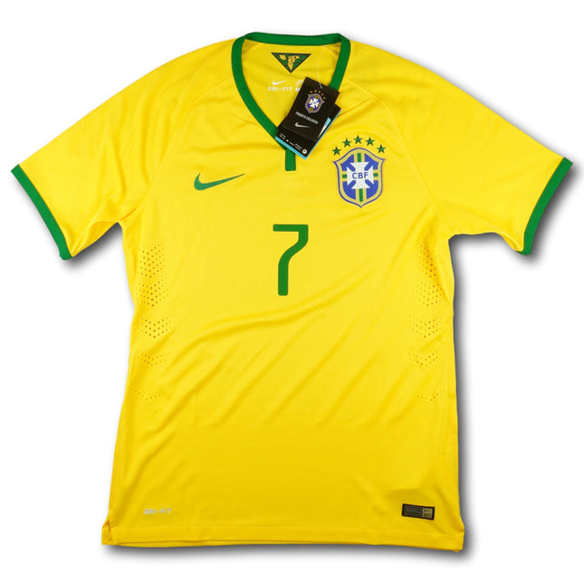 Brasilien 2014 Trikot heim Player Specs BNWT - HULK #7 - 10/10 - [M]