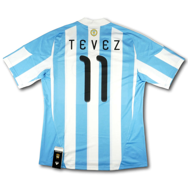 Argentinien 2010 Trikot heim BNWT - TEVEZ #11 - 9/10 - [L]