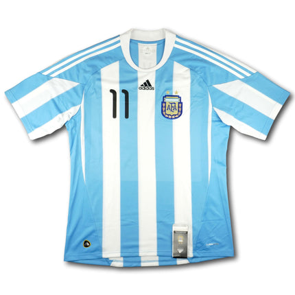 Argentinien 2010 Trikot heim BNWT - TEVEZ #11 - 9/10 - [L]