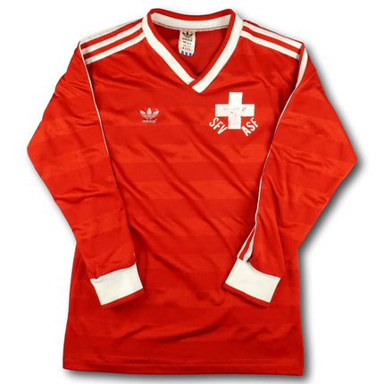 Schweiz 1984 Trikot heim - L/S - 6/10 - [S]