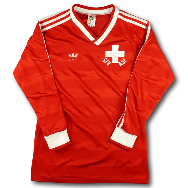 Schweiz 1984 Trikot heim - L/S - 6/10 - [S]