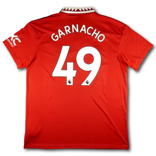 Manchester United 2022-23 Trikot heim - GARNACHO #49 - 9/10 - [XL]