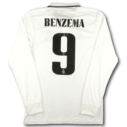 Real Madrid 2022-23 Trikot heim - L/S - BENZEMA #9 - 9/10 - [S]
