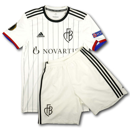 FC Basel 2019-20 Trikot auswärts inkl. Hose - STOCKER #14 - 5/10 - [S]