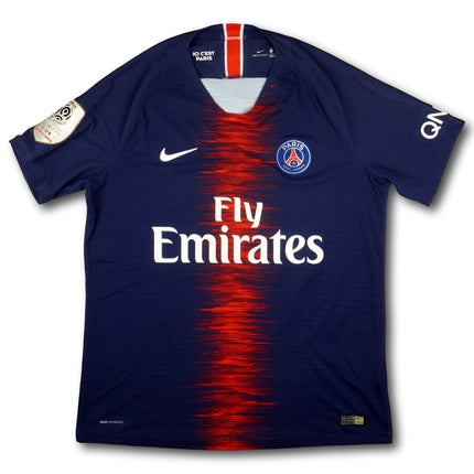 Paris Saint-Germain 2018-19 Trikot heim Player Specs Meistersaison - MBAPPÉ #7 - 8/10 - [L]