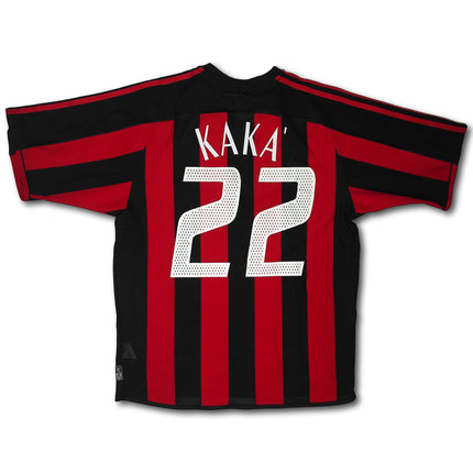 AC Milan 2003-04 Heim adidas M KAKA #22