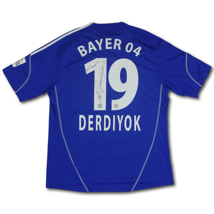 Bayer Leverkusen 2009-10 drittes XL DERDYOK #19 signiert matchworn adidas
