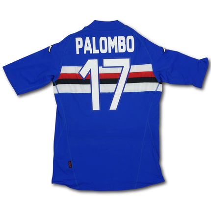 Sampdoria Genua 2008-09 heim XL PALOMBO #17 matchworn Kappa