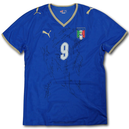 Italien 2007 heim XL TONI #9 signiert matchworn Puma
