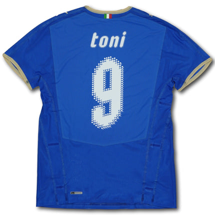 Italien 2007 heim XL TONI #9 signiert matchworn Puma