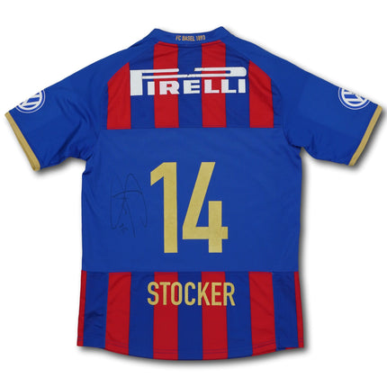 FC Basel 2008/09 heim Kids XL (176) STOCKER signiert Nike