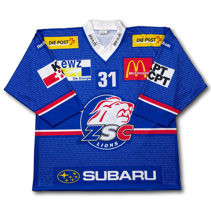 Fussballtrikot ZSC Lions  heim Reebok XL SULANDER #31
