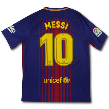 FC Barcelona 2017-18 Trikot heim Meistersaison - Messi #10 - 8/10 - [M]