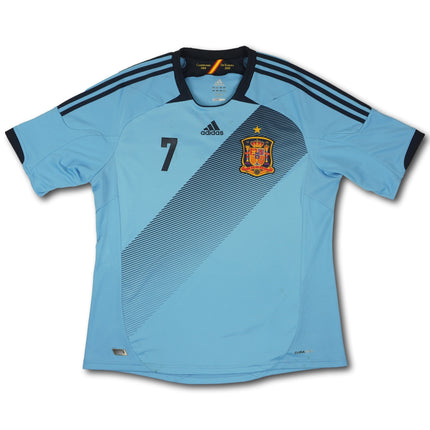 Spanien 2012 auswärts XL DAVID VILLA #7 adidas