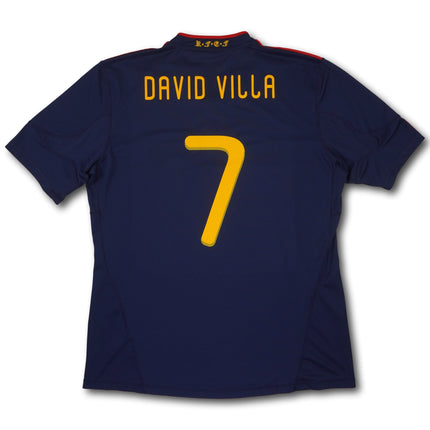 Spanien 2010 heim XL DAVID VILLA #7 adidas