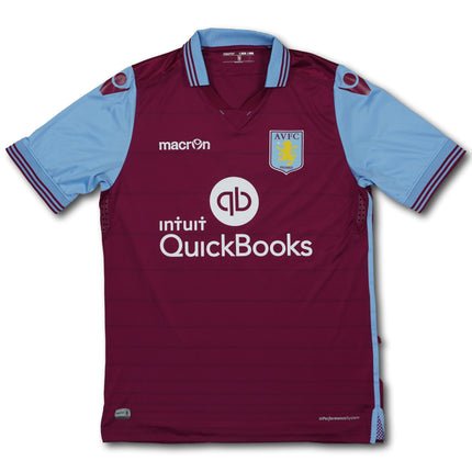 Aston Villa 2015-16 heim XL AMAVI #23 Macron