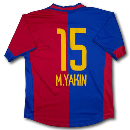 Trikot FCB 2002-04 Nike  L  M. YAKIN #15
