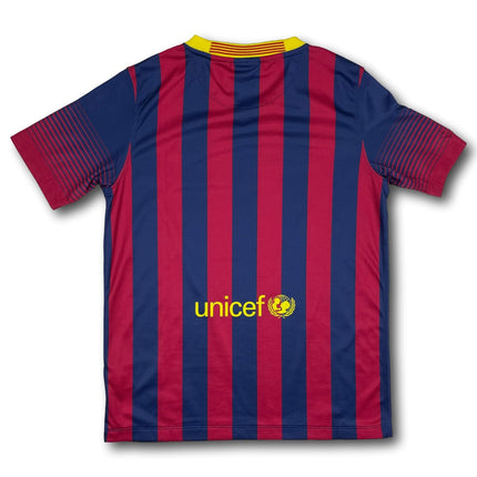 Trikot FC Barcelona - 2013/2014 - Kids L / 164 - Nike - Abbildung Rückseite