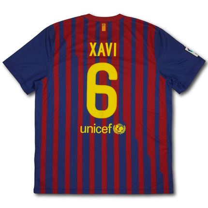 FC Barcelona 2011-12 heim XL XAVI #6 Nike