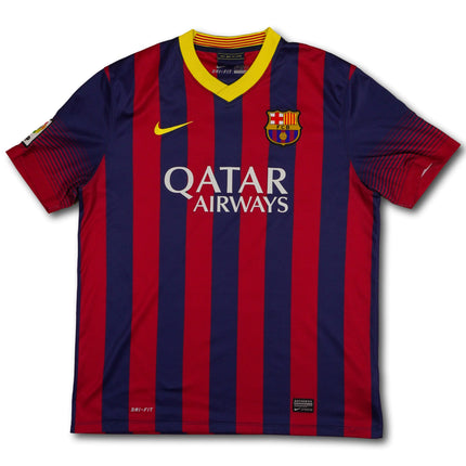 FC Barcelona 2013-14 heim L alves #2 Nike