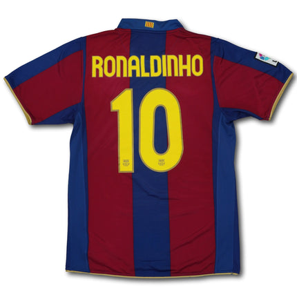 FC Barcelona 2007-08 heim M RONALDINHO #10 Nike